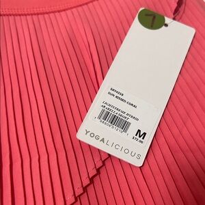 Yogalicious Navy and coral Pleated Mini Skorts